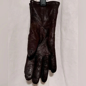 Antonio Murolo Women's Sz 7 Soft Italian Leather Gloves W/ Cashmere/Wool Lining